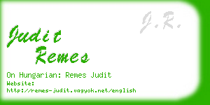 judit remes business card